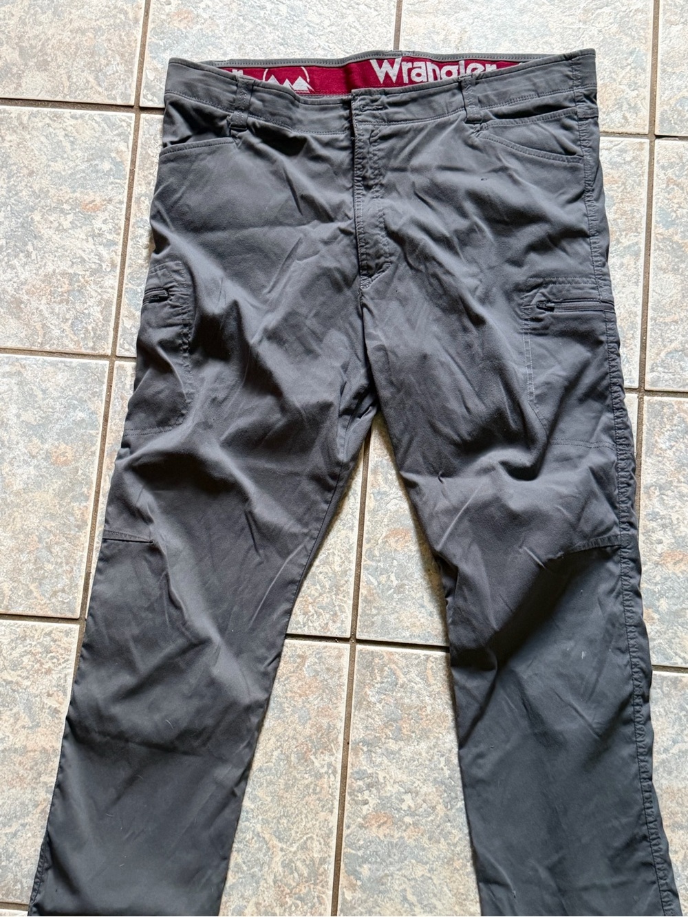 Wrangler Men’s Grey Casual Cargo Pants